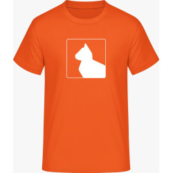 T-Shirt - orange Katzen