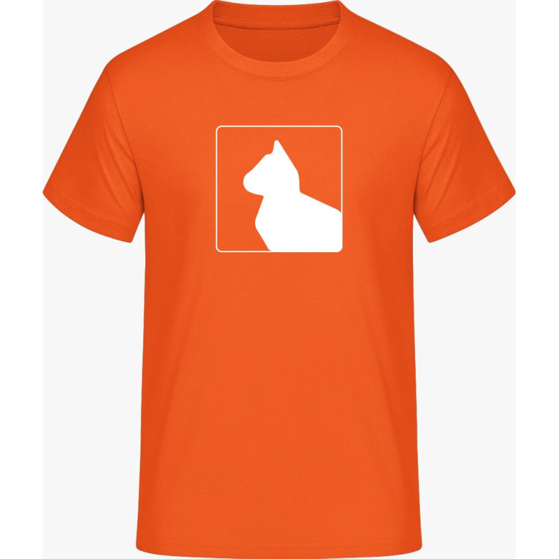 T-Shirt - orange Katzen