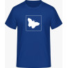 T-Shirt - blaue Schmetterlinge