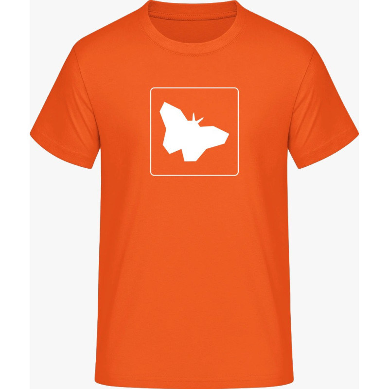 T-Shirt - orange Schmetterlinge