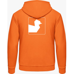 Hoodie - orange Enten