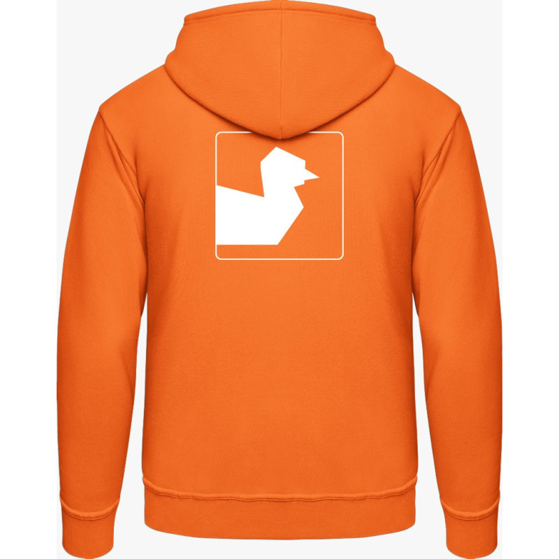 Hoodie - orange Enten