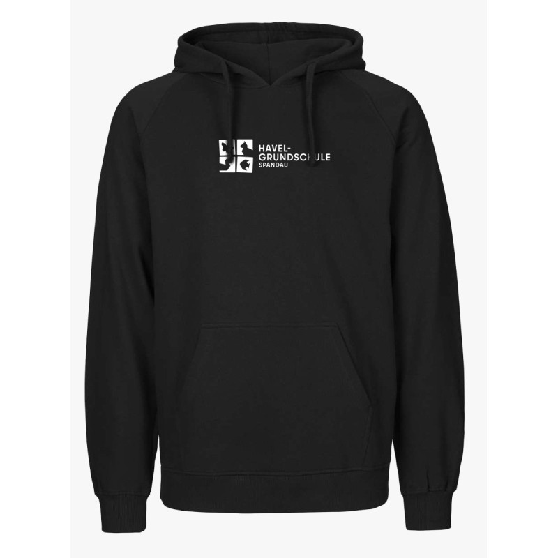 HOODIE schwarz - Logo weiß