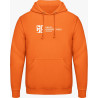 Hoodie - orange Katzen