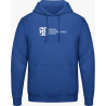 Hoodie - blaue Fische