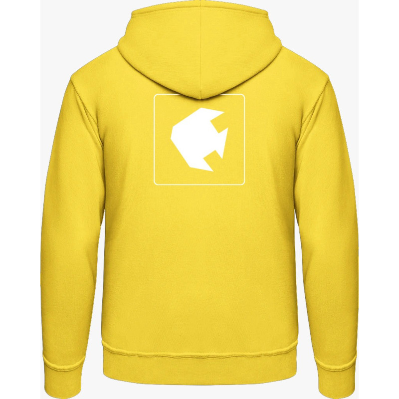 Hoodie - gelbe Fische