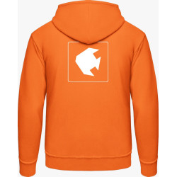 Hoodie - orange Fische