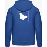 Hoodie - blaue Schmetterlinge