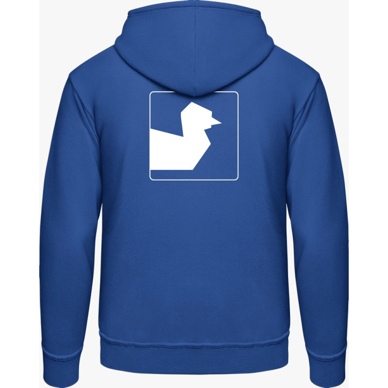 Hoodie - blaue Enten