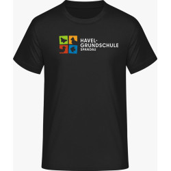 T-SHIRT schwarz - Logo farbig