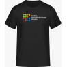 T-SHIRT schwarz - Logo farbig