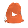 Sportbeutel orange Schmetterlinge