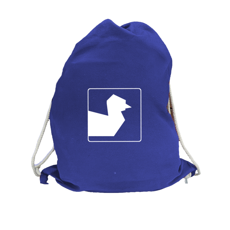 Sportbeutel blau Enten