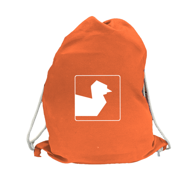 Sportbeutel orange Enten